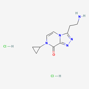 3-(2-Aminoethyl)-7-cyclopropyl-[1,2,4]triazolo[4,3-a]pyrazin-8(7H)-one dihydrochloride