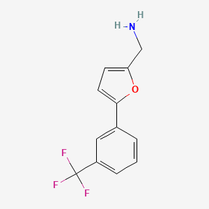 {5-[3-(Trifluoromethyl)phenyl]-2-furyl}methylamine