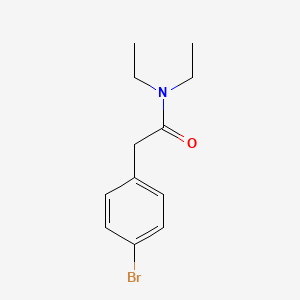 molecular formula C12H16BrNO B2573512 2-(4-bromophenyl)-N,N-diethylacetamide CAS No. 181364-80-7