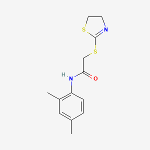 2-((4,5-dihydrothiazol-2-yl)thio)-N-(2,4-dimethylphenyl)acetamide