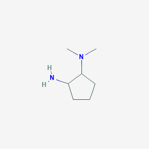 molecular formula C7H16N2 B2573531 1-N,1-N-dimethylcyclopentane-1,2-diamine CAS No. 953750-00-0