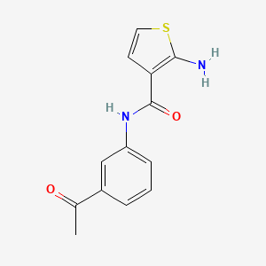 N-(3-acetylphenyl)-2-aminothiophene-3-carboxamide