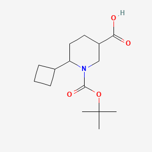 1-(tert-Butoxycarbonyl)-6-cyclobutylpiperidine-3-carboxylic acid