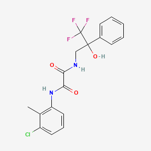 N1-(3-chloro-2-methylphenyl)-N2-(3,3,3-trifluoro-2-hydroxy-2-phenylpropyl)oxalamide