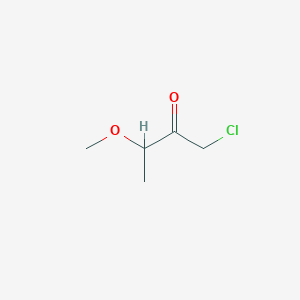 molecular formula C5H9ClO2 B2573605 1-Chloro-3-methoxybutan-2-one CAS No. 2356405-40-6