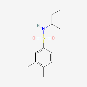 molecular formula C12H19NO2S B2573673 N-(sec-butyl)-3,4-dimethylbenzenesulfonamide CAS No. 899247-97-3