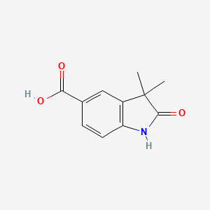 3,3-dimethyl-2-oxo-2,3-dihydro-1H-indole-5-carboxylic acid