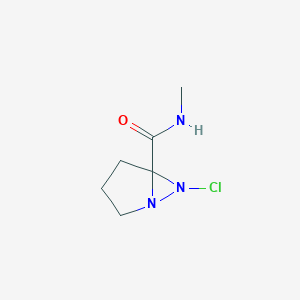 B025737 6-Chloro-N-methyl-1,6-diazabicyclo[3.1.0]hexane-5-carboxamide CAS No. 108392-48-9