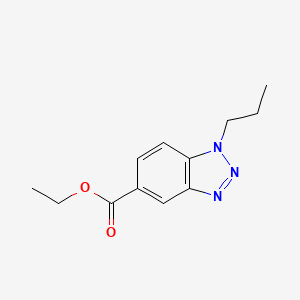 Ethyl 1-propyl-1,2,3-benzotriazole-5-carboxylate