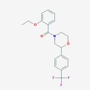 (2-Ethoxyphenyl)(2-(4-(trifluoromethyl)phenyl)morpholino)methanone