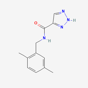 molecular formula C12H14N4O B2573754 N-(2,5-dimethylbenzyl)-1H-1,2,3-triazole-5-carboxamide CAS No. 1798542-13-8