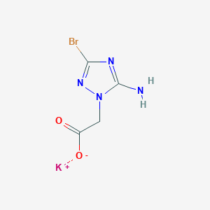 Potassium (5-amino-3-bromo-1H-1,2,4-triazol-1-yl)acetate