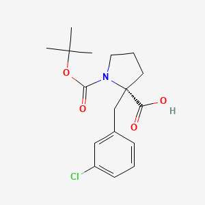 Boc-(S)-alpha-(3-chlorobenzyl)proline