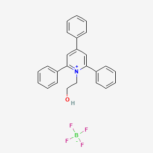 molecular formula C25H22BF4NO B2573838 四氟硼酸N-(2-羟乙基)-2,4,6-三苯基吡啶鎓 CAS No. 1537-40-2