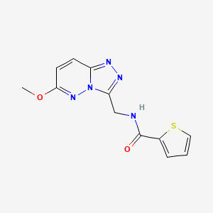 N-((6-methoxy-[1,2,4]triazolo[4,3-b]pyridazin-3-yl)methyl)thiophene-2-carboxamide