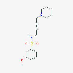 3-methoxy-N-(4-(piperidin-1-yl)but-2-yn-1-yl)benzenesulfonamide