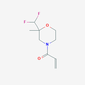 1-[2-(Difluoromethyl)-2-methylmorpholin-4-yl]prop-2-en-1-one