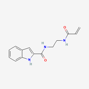 N-[2-(Prop-2-enoylamino)ethyl]-1H-indole-2-carboxamide