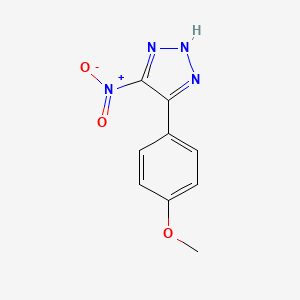 4-(4-methoxyphenyl)-5-nitro-2H-1,2,3-triazole
