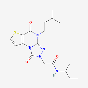 molecular formula C18H25N5O3S B2573892 Chembl4561835 CAS No. 1357933-85-7