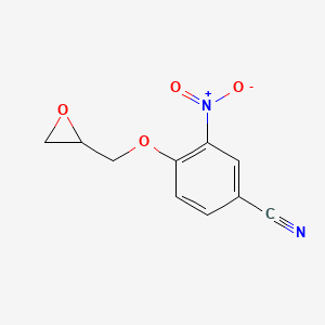 3-Nitro-4-(oxiran-2-ylmethoxy)benzonitrile