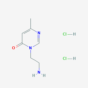 3-(2-Aminoethyl)-6-methylpyrimidin-4(3H)-one dihydrochloride