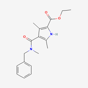 ethyl 4-{[benzyl(methyl)amino]carbonyl}-3,5-dimethyl-1H-pyrrole-2-carboxylate