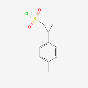 2-(4-Methylphenyl)cyclopropane-1-sulfonyl chloride
