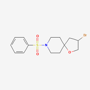 3-Bromo-8-(phenylsulfonyl)-1-oxa-8-azaspiro[4.5]decane