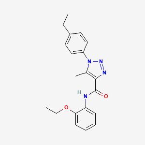 N-(2-ethoxyphenyl)-1-(4-ethylphenyl)-5-methyl-1H-1,2,3-triazole-4-carboxamide