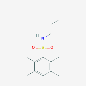 molecular formula C14H23NO2S B257409 N-butyl-2,3,5,6-tetramethylbenzenesulfonamide 