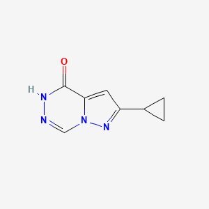 2-cyclopropylpyrazolo[1,5-d][1,2,4]triazin-4(5H)-one