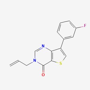 3-allyl-7-(3-fluorophenyl)thieno[3,2-d]pyrimidin-4(3H)-one