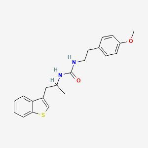 1-(1-(Benzo[b]thiophen-3-yl)propan-2-yl)-3-(4-methoxyphenethyl)urea