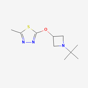 2-[(1-Tert-butylazetidin-3-yl)oxy]-5-methyl-1,3,4-thiadiazole