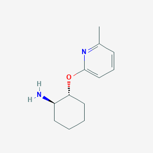 (1R,2R)-2-(6-Methylpyridin-2-yl)oxycyclohexan-1-amine