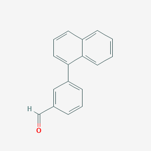 molecular formula C17H12O B2574226 3-Naphthalen-1-yl-benzaldehyde CAS No. 56432-20-3