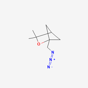 molecular formula C8H13N3O B2574233 1-(Azidomethyl)-3,3-dimethyl-2-oxabicyclo[2.1.1]hexane CAS No. 2225144-75-0