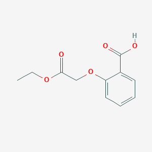 molecular formula C11H12O5 B2574263 2-(2-乙氧基-2-氧代乙氧基)苯甲酸 CAS No. 108807-15-4
