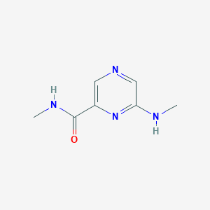 molecular formula C7H10N4O B2574334 2-Pyrazinecarboxamide, N-methyl-6-(methylamino)- CAS No. 54409-12-0