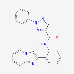 N-(2-(imidazo[1,2-a]pyridin-2-yl)phenyl)-2-phenyl-2H-1,2,3-triazole-4-carboxamide