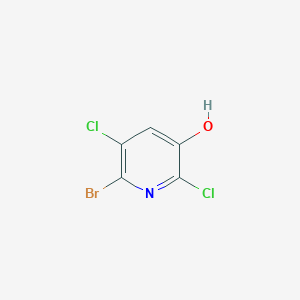 molecular formula C5H2BrCl2NO B2574393 6-溴-2,5-二氯吡啶-3-醇 CAS No. 2288710-52-9