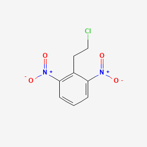 molecular formula C8H7ClN2O4 B2574463 2-(2-Chloroethyl)-1,3-dinitrobenzene CAS No. 52536-99-9