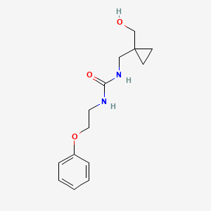1-((1-(Hydroxymethyl)cyclopropyl)methyl)-3-(2-phenoxyethyl)urea