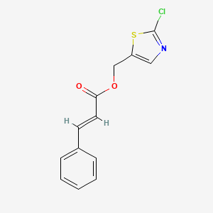 (2-chloro-1,3-thiazol-5-yl)methyl (E)-3-phenyl-2-propenoate