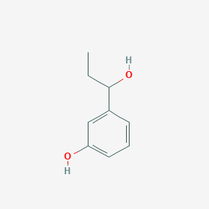 molecular formula C9H12O2 B2574496 3-(1-Hydroxypropyl)phenol CAS No. 55789-02-1