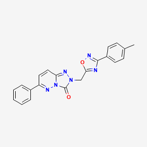 6-phenyl-2-((3-(p-tolyl)-1,2,4-oxadiazol-5-yl)methyl)-[1,2,4]triazolo[4,3-b]pyridazin-3(2H)-one