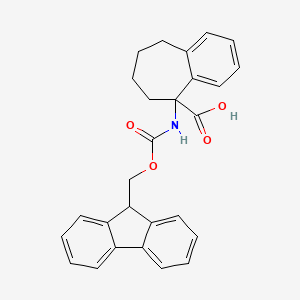 5-({[(9H-fluoren-9-yl)methoxy]carbonyl}amino)-6,7,8,9-tetrahydro-5H-benzo[7]annulene-5-carboxylic acid