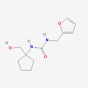 1-[(Furan-2-yl)methyl]-3-[1-(hydroxymethyl)cyclopentyl]urea