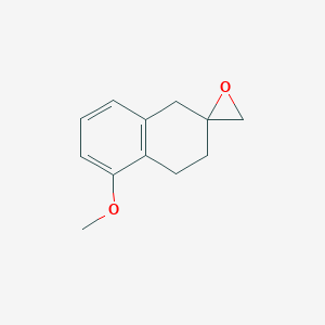 molecular formula C12H14O2 B2574608 8-Methoxyspiro[2,4-dihydro-1H-naphthalene-3,2'-oxirane] CAS No. 2248375-79-1